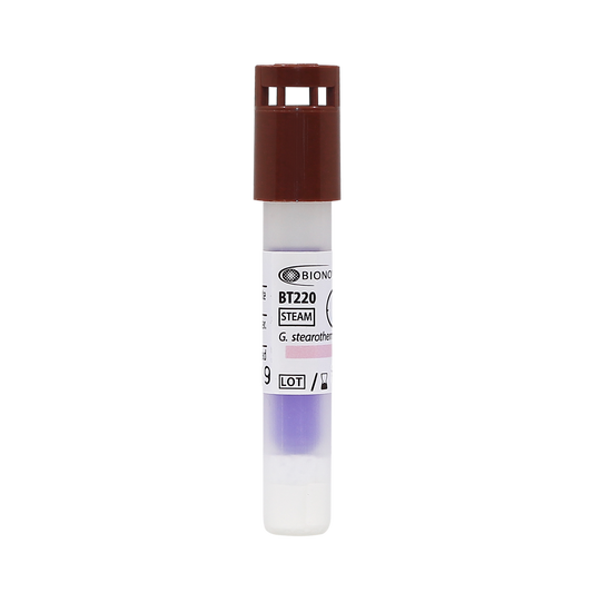 BT220: Indicador Biologico de Esterilizacion a Vapor de 3 Horas