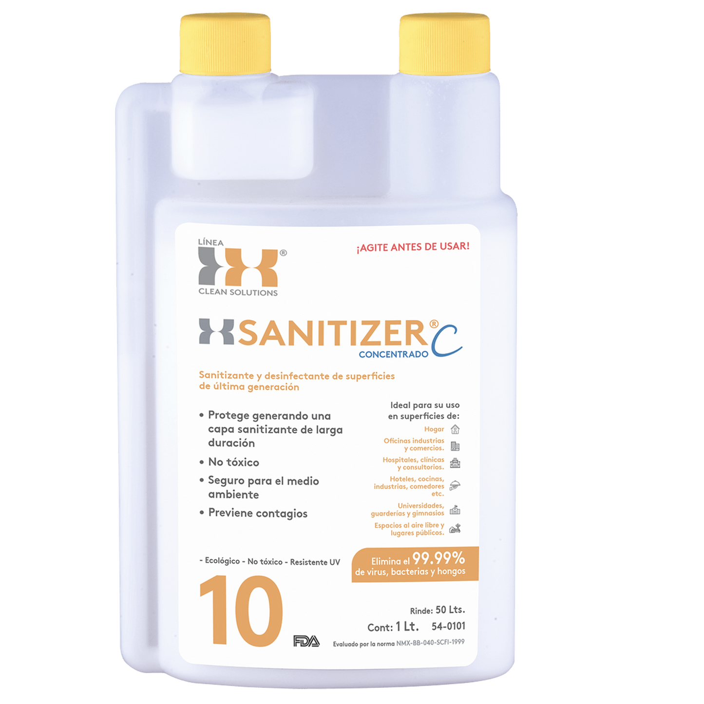 XSANITIZER C: Sanitizante y desinfectante de superficies