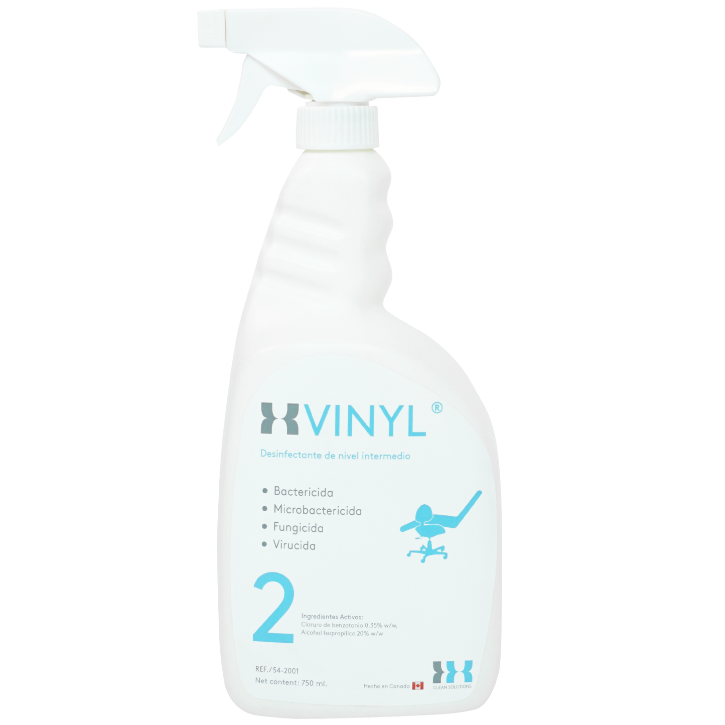 XVINYL: Desinfectante para sillones y superficies