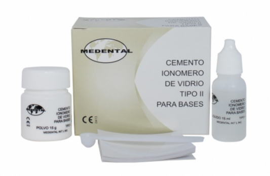 Cemento Ionomero Vidrio Tipo II Para Base