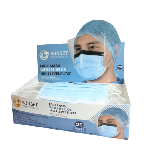 SS Mascarilla con Pantalla (C/25 PZA)