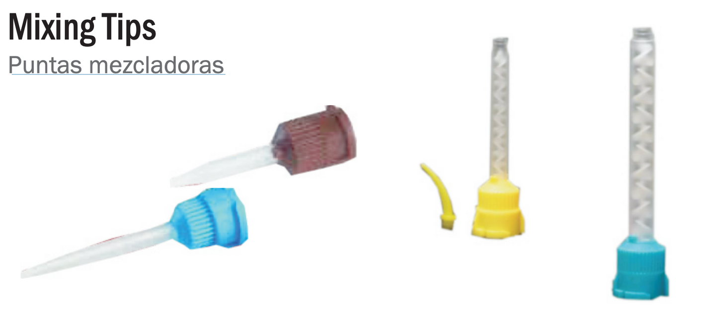 Mixing Tips - Puntas Mezcladoras