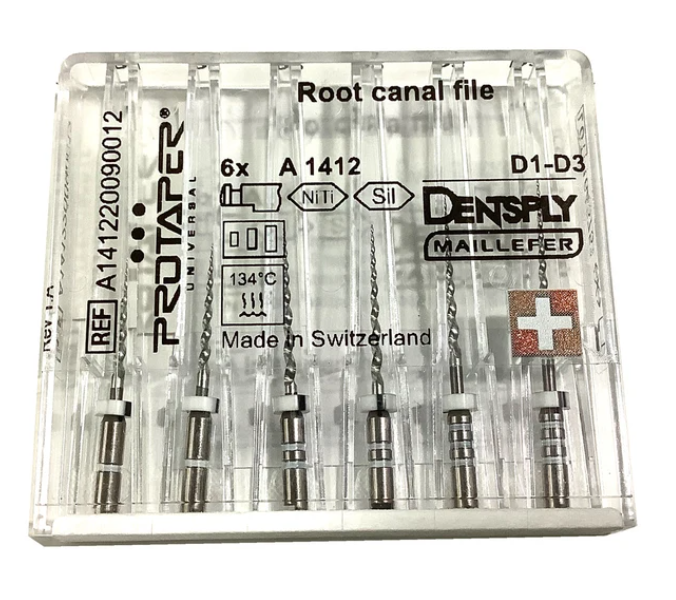 Sistema Protaper Universal Retratamiento Set (Caja C/6)