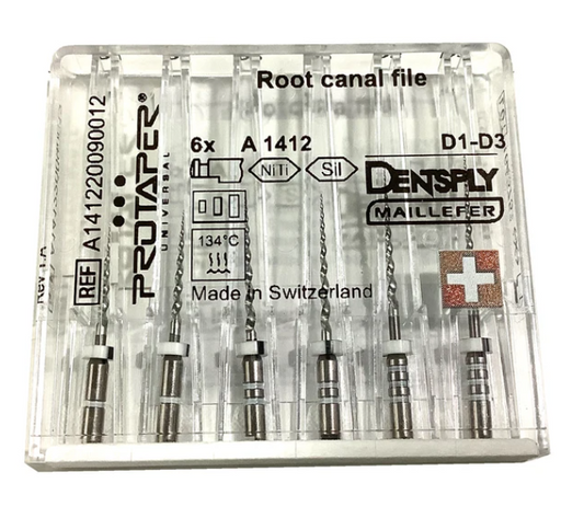 Sistema Protaper Universal Retratamiento Set (Caja C/6)