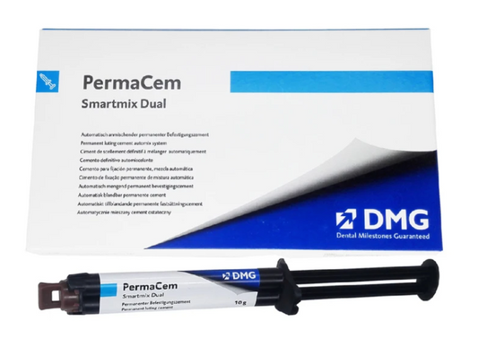 Permacem: Cemento de Polimerizacion Dual (C/2 Jeringas & 20 Puntas)