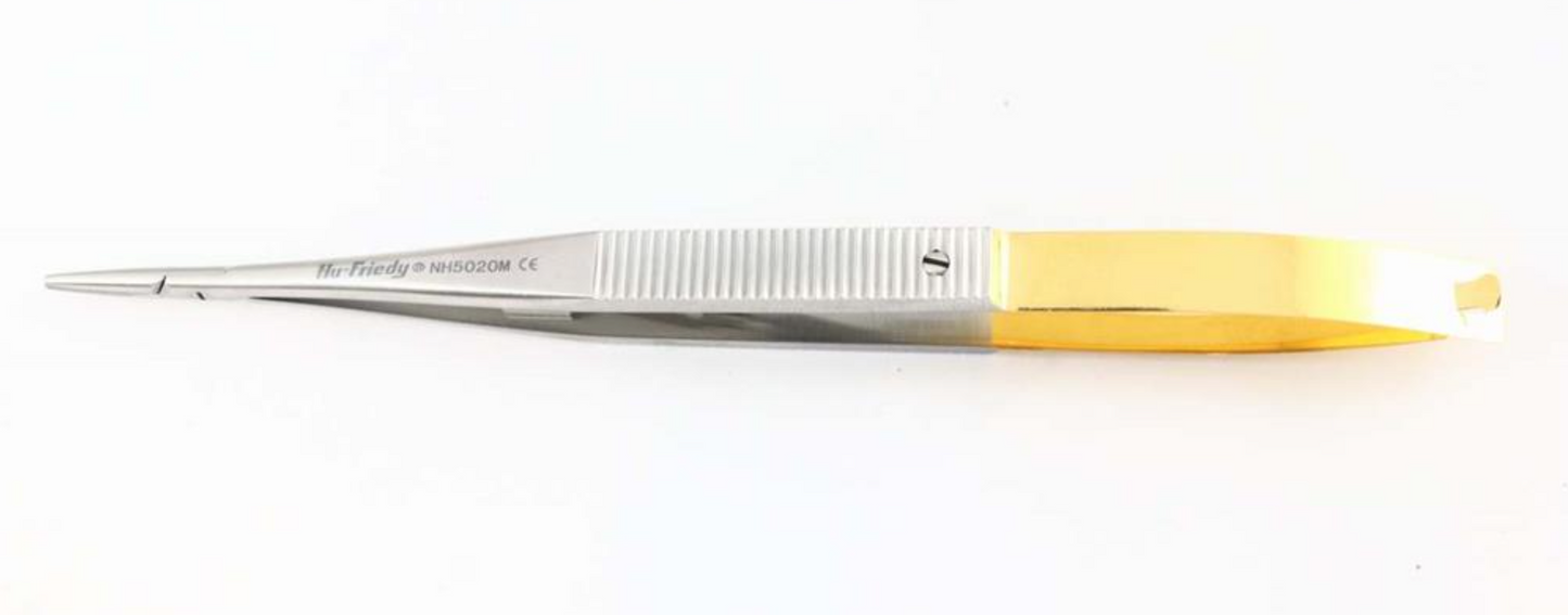 PORTA AGUJAS PERMASHARP MIC CASTROVIEJO RECTA (14CM) HU-FRIEDY