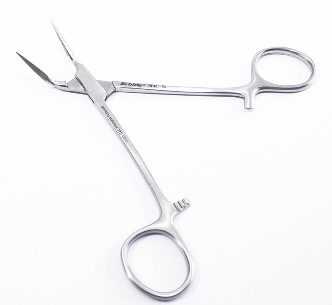 PINZA STEIGLITZ 45¡ PARA REMOVER PERNO Y PUNTAS DE PLATA (13CM) HU-FRIEDY