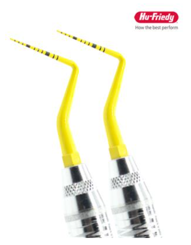 SONDA COLORVUE AMARILLA CAROLINA DEL NORTE 12MM (2MANGOS+12PUNTAS) HU-FRIEDY