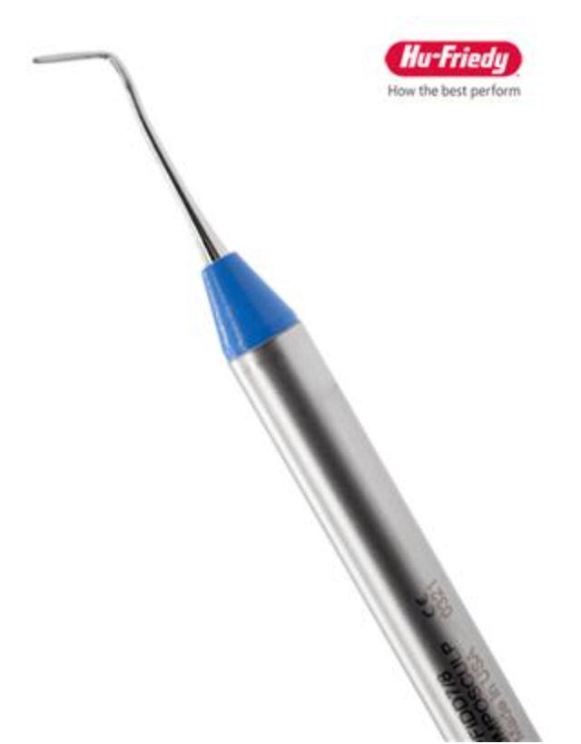 ESPATULA ACERO INOX. DIETSCHI 7/8 PARA RESINA MANGO SUAVE HU-FRIEDY