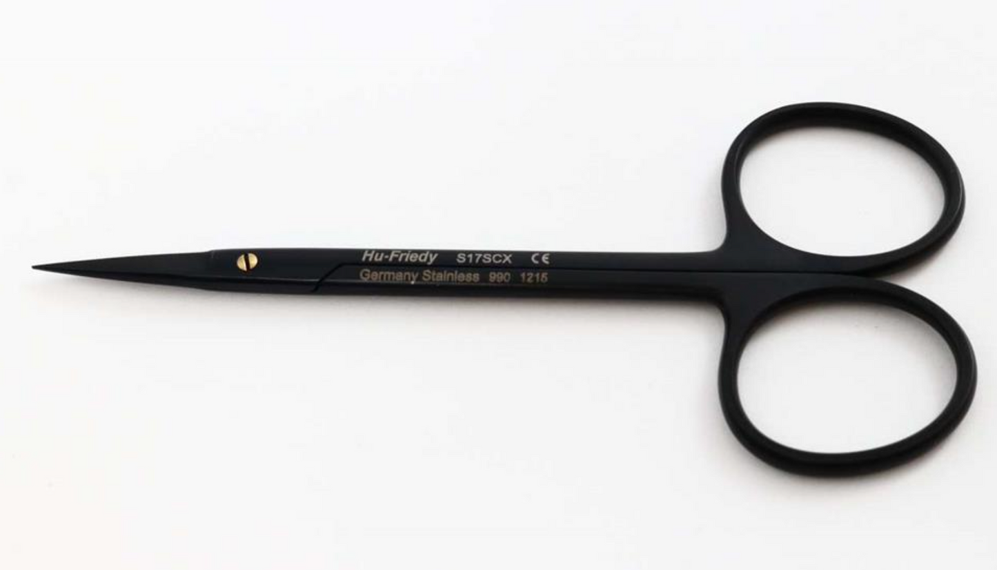 TIJERA IRIS RECTA SUPER-CUT S17SC BLACK LINE (11.5CM) HU-FRIEDY
