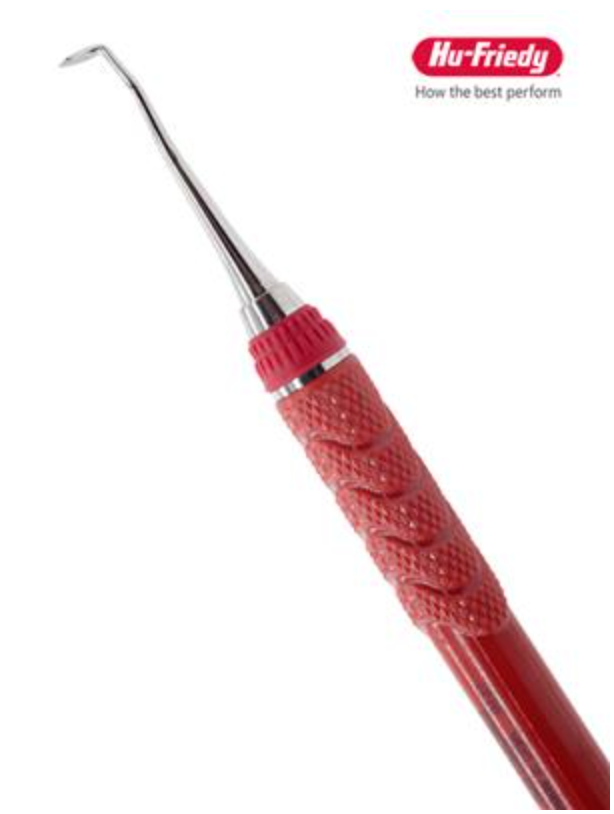 CURETA/RASPADOR JACQUETTE PARA POSTERIORES 31/32 MANGO ROJO HU-FRIEDY