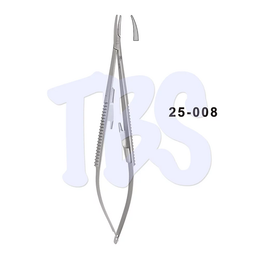 Porta Agujas Castroviejo 14cm Curva