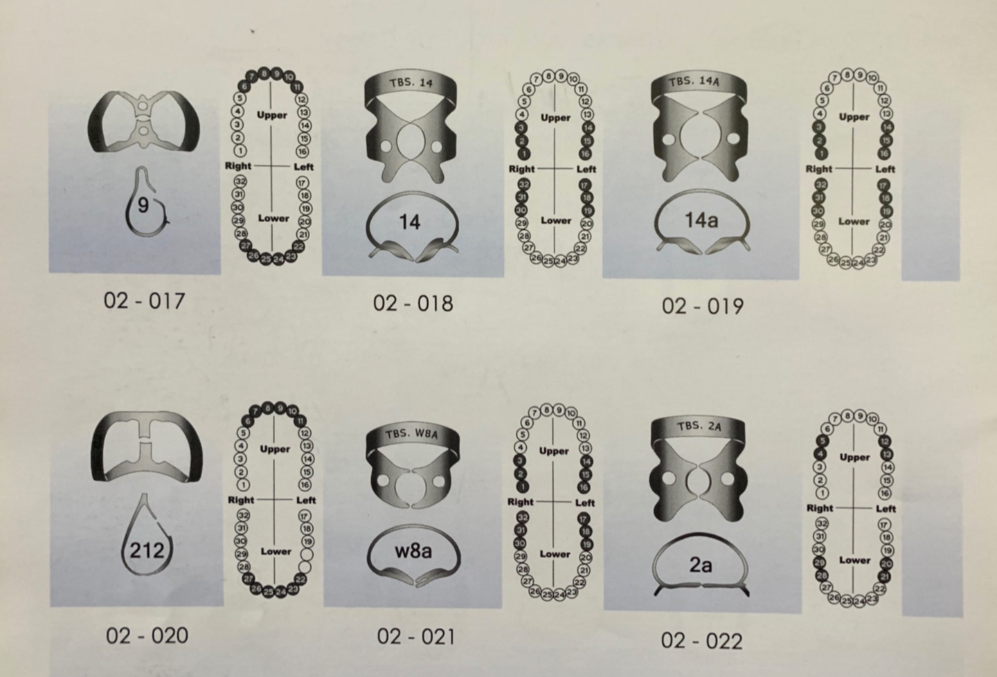 Grapas para Dique de Hule