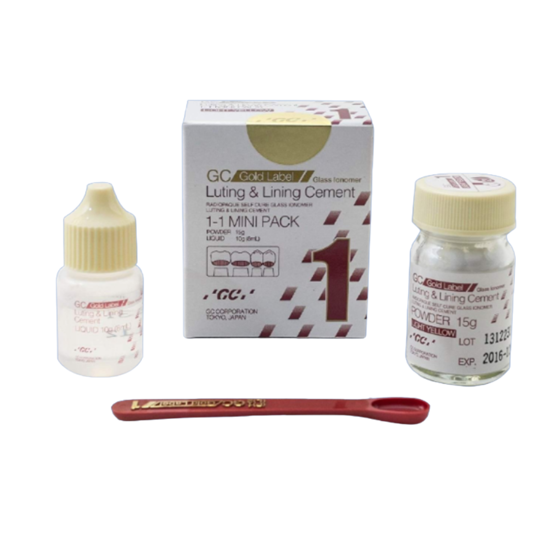 GOLD LABEL 1: Cemento de ionomero de vidrio