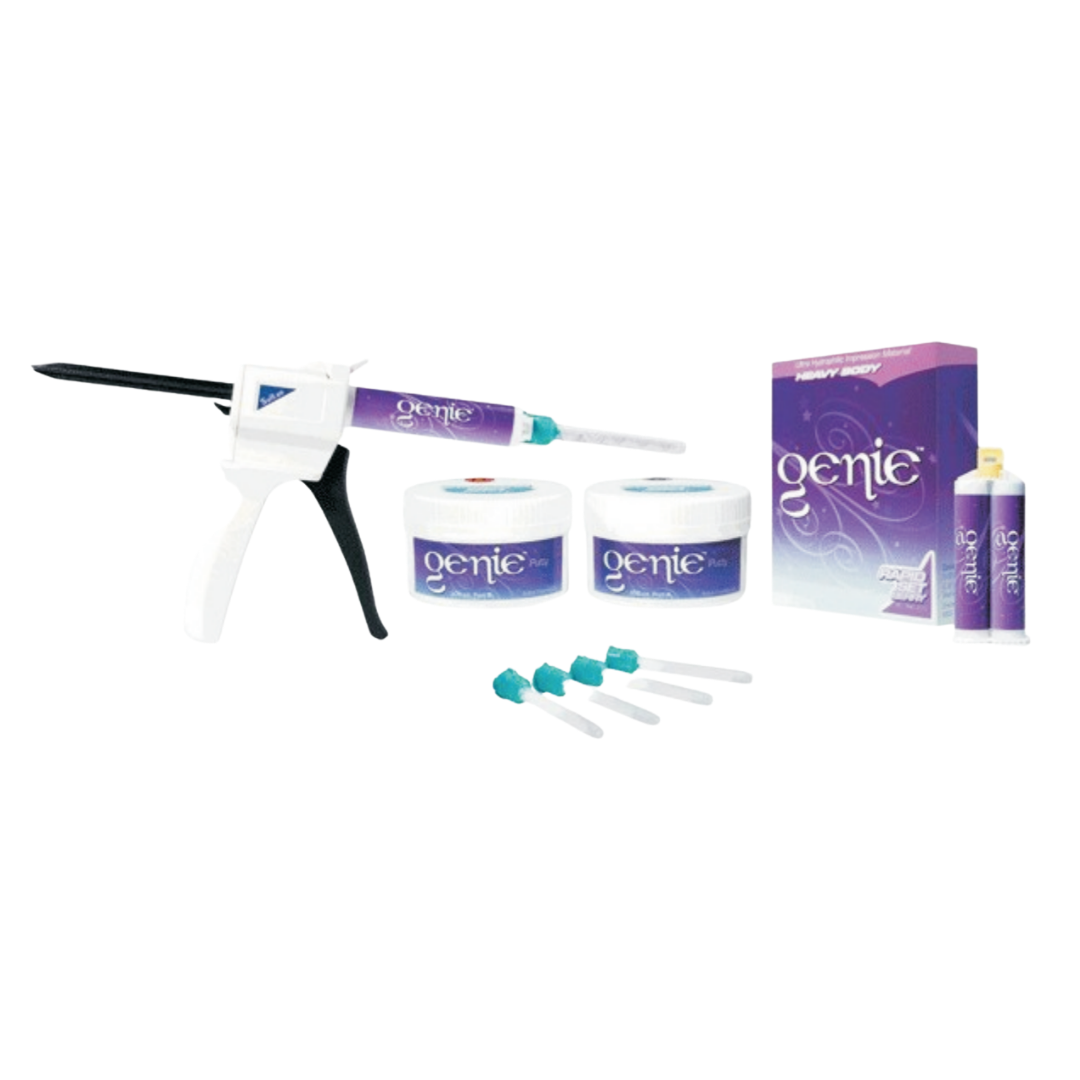 Kit Compacto de Genie con Pistola Dispensadora – Depósito Omega Dental