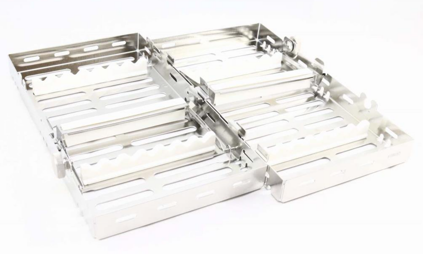 CASSETTE DOBLE 14 INSTRUMENTOS BLANCO HU-FRIEDY