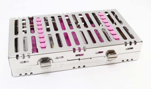 CASSETTE DOBLE 14 INSTRUMENTOS MORADO HU-FRIEDY