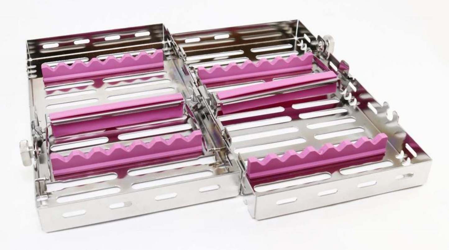CASSETTE DOBLE 14 INSTRUMENTOS MORADO HU-FRIEDY