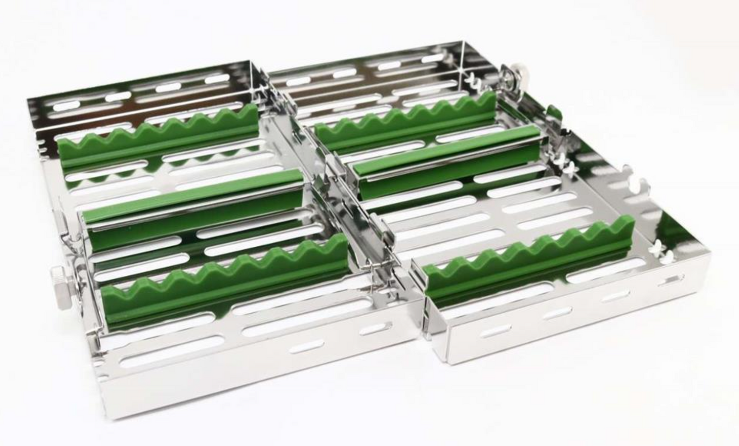 CASSETTE DOBLE 14 INSTRUMENTOS VERDE HU-FRIEDY