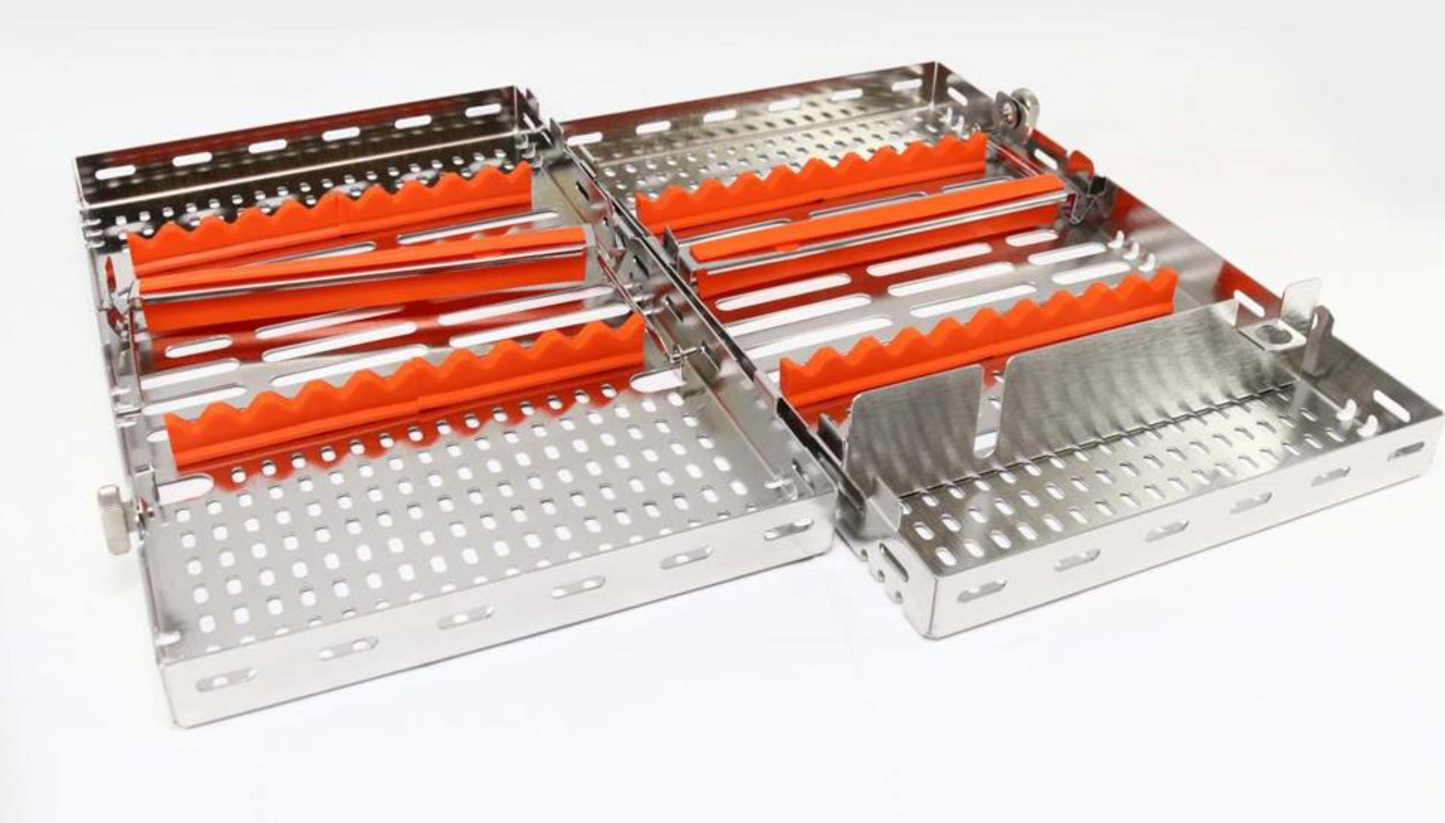 CASSETTE DOBLE 20 INSTRUMENTOS NARANJA HU-FRIEDY