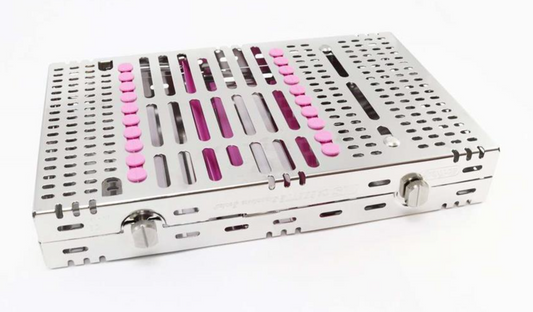 CASSETTE DOBLE 20 INSTRUMENTOS MORADO HU-FRIEDY