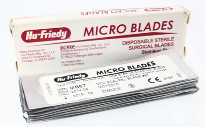 HOJA BISTURI MICROCIRUGIA MB67 CON 12 HU-FRIEDY