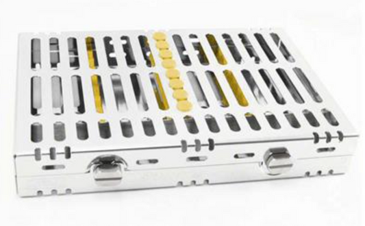 CASSETTE 8 INSTRUMENTOS AMARILLO HU-FRIEDY