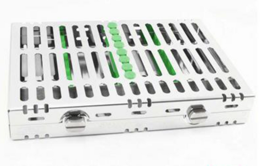 CASSETTE 8 INSTRUMENTOS VERDE HU-FRIEDY