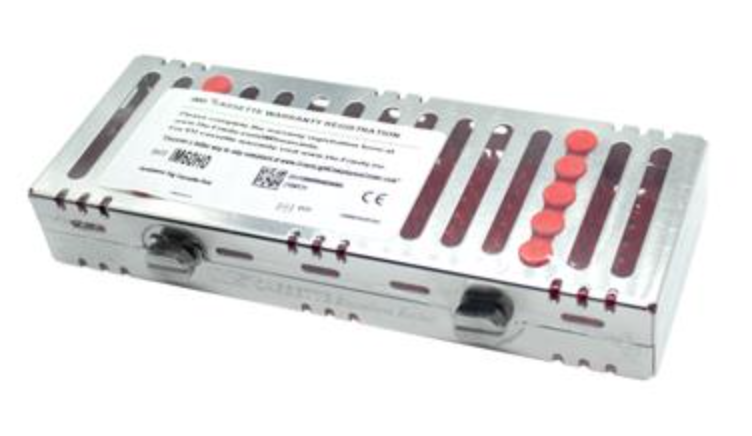 CASSETTE PARA PZA. DE MANO ROJO HU-FRIEDY