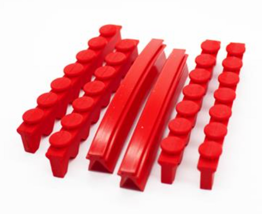 REPUESTOS CASSETTE DOBLE 14 INSTRUMENTOS ROJO HU-FRIEDY