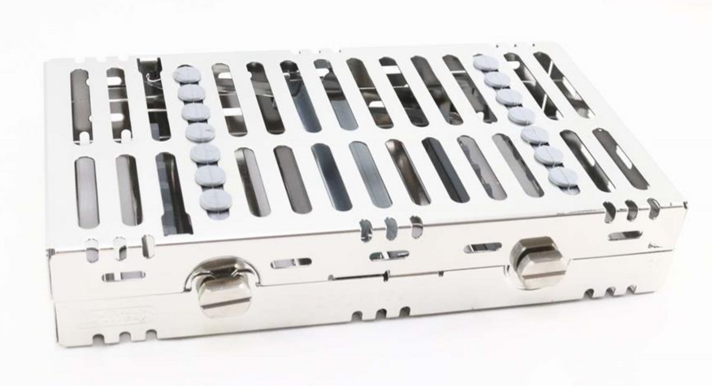 CASSETTE DOBLE 14 INSTRUMENTOS GRIS HU-FRIEDY