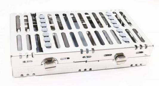 CASSETTE DOBLE 14 INSTRUMENTOS GRIS HU-FRIEDY