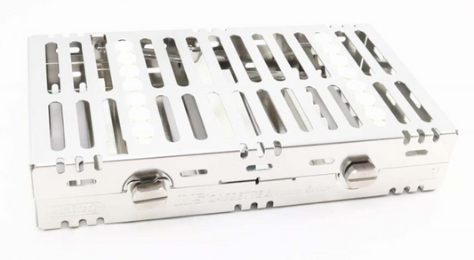 CASSETTE DOBLE 14 INSTRUMENTOS BLANCO HU-FRIEDY