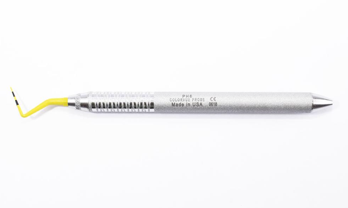 SONDA COLORVUE AMARILLA 11MM (1 MANGO+6PUNTAS) HU-FRIEDY