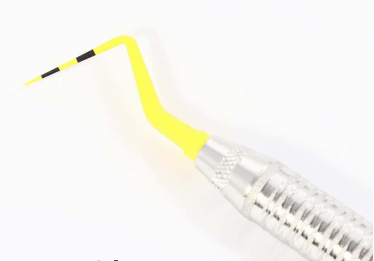 SONDA COLORVUE AMARILLA 12MM (1 MANGO+6PUNTAS) HU-FRIEDY