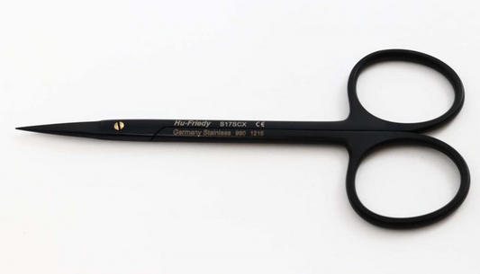 TIJERA IRIS RECTA SUPER-CUT S17SC BLACK LINE (11.5CM) HU-FRIEDY