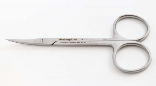 TIJERA IRIS CURVA S18 (11.5CM) HU-FRIEDY
