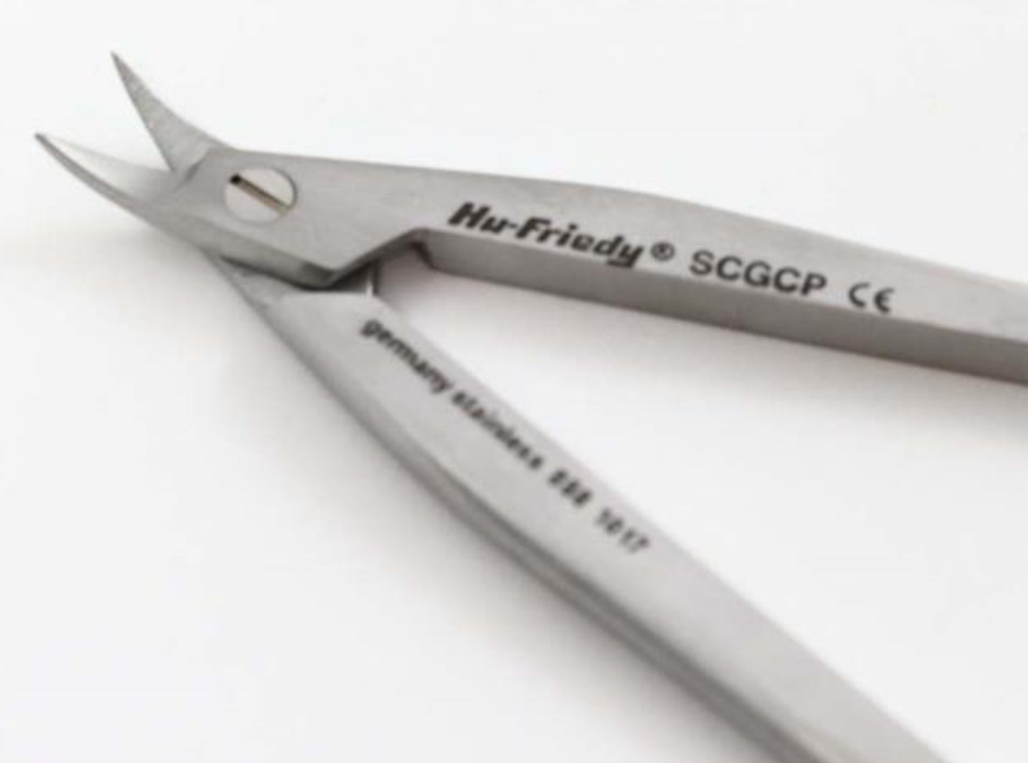 TIJERA ORO/CORONAS PEDIATRICA (9CM) HU-FRIEDY