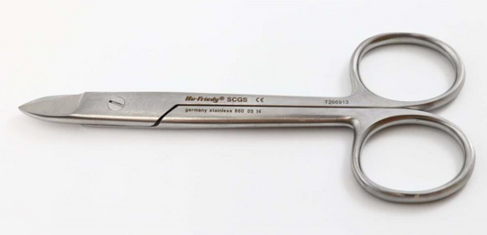 TIJERA ORO/CORONAS RECTA (12CM) HU-FRIEDY