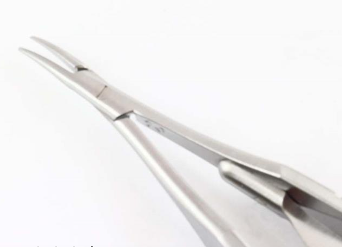 PORTA AGUJAS MICROCASTROVIEJO CURVO (13CM) HU-FRIEDY