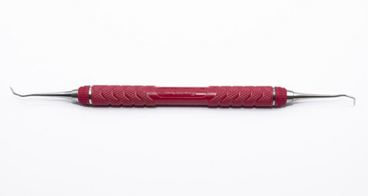 CURETA/RASPADOR JACQUETTE MINI PARA POSTERIORES 34/35 MANGO ROJO HU-FRIEDY