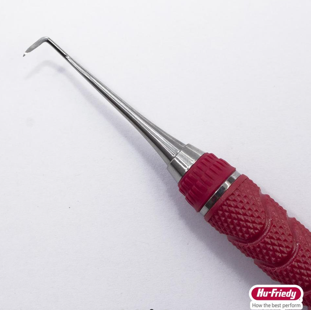 CURETA/RASPADOR JACQUETTE MINI PARA POSTERIORES 34/35 MANGO ROJO HU-FRIEDY