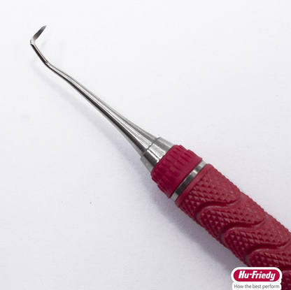 CURETA/RASPADOR JACQUETTE MINI PARA POSTERIORES 34/35 MANGO ROJO HU-FRIEDY