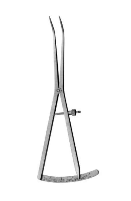 CALIBRADOR DE HUESO CASTROVIEJO CURVO 40MM HU-FRIEDY