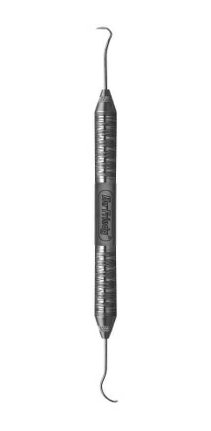 EXPLORADOR 3CH CUERNO DE VACA EXTREMO DOBLE MANGO 6 HU-FRIEDY