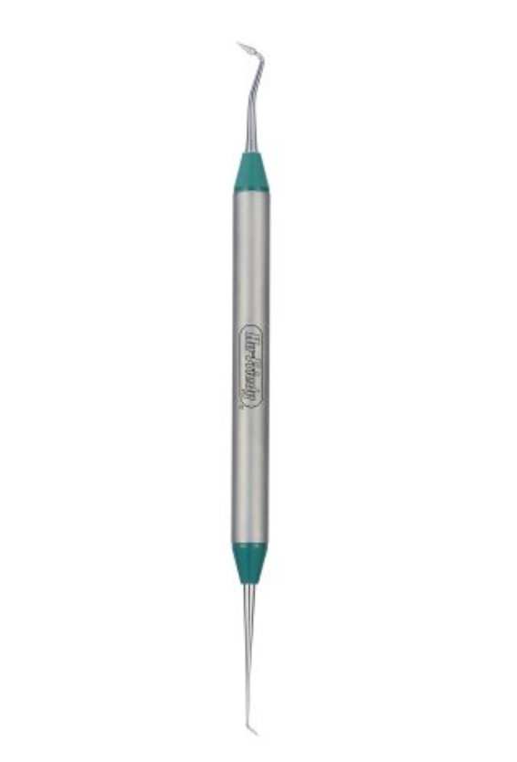 ESPATULA ACERO INOX. DIETSCHI 1/2 PARA RESINA MANGO SUAVE HU-FRIEDY