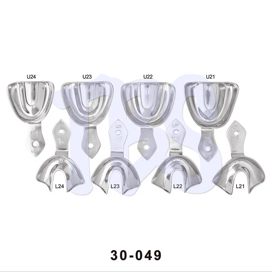 Jgo. Cucharilla 8 Pzas. P/ Desdentados Lisa Tipo Rim Lock