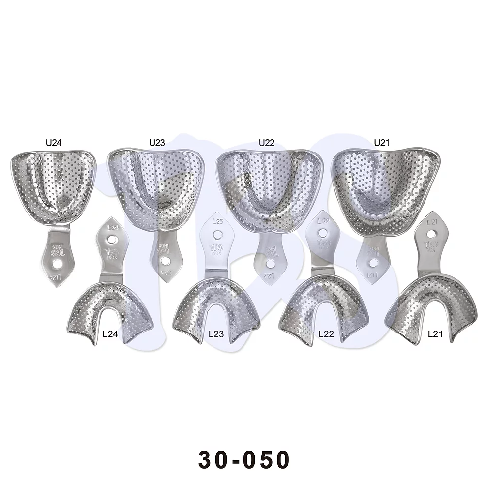 Jgo. Cucharilla 8 Pzas. P/ Desdentados Perforada Tipo Coe