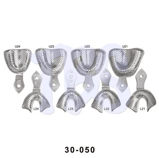 Jgo. Cucharilla 8 Pzas. P/ Desdentados Perforada Tipo Coe