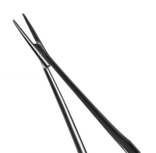 PORTA AGUJAS MICRO CASTROVIEJO RECTO CON REVESTIMIENTO DE DIAMANTE (18CM) HU-FRIEDY